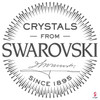 24K gold plated flip flops with Swarovski crystal