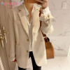 Solid Color Single Breasted Casual Blazers Jackets Office