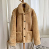 Thicken Warm Teddy Fur Jacket Coat Casual Fashion