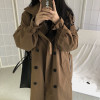 Chic Trench Coat Casual Long Outerwear Loose Overcoat