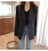 Fashion Blazer Jacket Casual Pockets Long Sleeve