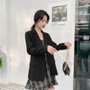 Chic Solid Casual Blazer Jacket Office