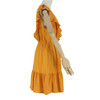 Ruffle Off Shoulder Tunic High Waist Party V Neck Casual Boho Dress