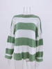 Striped Loose Ladies Pullover Knit Sweaters Striped Loose Ladies Pullover Knit Sweaters