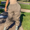 Baggy Pencil Pants Women Plus Size Black Winter Wide Leg Sweat Pants