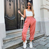 Baggy Pencil Pants Women Plus Size Black Winter Wide Leg Sweat Pants