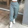 Baggy Pencil Pants Women Plus Size Black Winter Wide Leg Sweat Pants