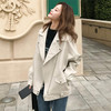 Fashion Oversized Coat Women Faux Leather Jacket