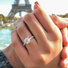 Trendy Crystal Design Rings  Zircon Cubic
