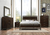 Acme 26680Q Charleen Walnut Wood Finish 4 Piece Queen Bedroom Set