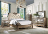 Acme 23790Q Orianne Gold Wood Finish 4 Piece Queen Bedroom Set