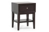 ST-007-AT Baxton Studio Gaston Modern Accent Table And Nightstand, In Brown
