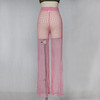 “Bahamas” Sheer fishnet crochet swimsuit bikini coverup pants