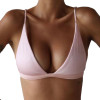 Triangle bralette bikini top