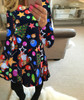 Ladies skater Christmas fashion dress