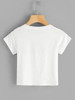 Written and directed by Quentin Tarantino crop tshirt top