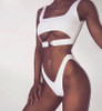 “Deep Dive” leopard cutout 2 piece swimsuit