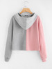 Barbie colorblock hoodie sweatshirt