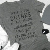 Ladies trendy funny moms text print loose fit tshirt