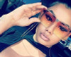 Square oversize retro sunglasses