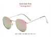 Round Shades Retro Mirror Sunglass