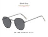 Round Shades Retro Mirror Sunglass