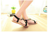 Bohemia Sandals Summer Flat Sandals Fashion Slip  Shoes