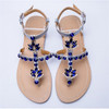 Bohemia diamond sandals  shining rhinestones shoes