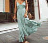 Elegant Polka dot boho midi summer dress