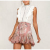 Bohemian summer Floral print in Ruffle skirt