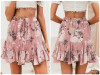 Bohemian summer Floral print in Ruffle skirt