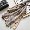 Geometric Print Warm Scarf