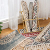 Retro Bohemian Hand Woven Cotton Linen Carpet