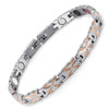 Rainso Women Jewelry Stainless Steel Healing Magnetic Bio Energy Bracelet For Women Accessory Silver Bracelets OSB-1538S