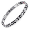 Rainso Women Jewelry Stainless Steel Healing Magnetic Bio Energy Bracelet For Women Accessory Silver Bracelets OSB-1538S