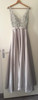 BEPEITHY V-Neck Beads Bodice Open Back A Line Long Evening Dress Party Elegant Vestido De Festa Fast Shipping Prom Gowns