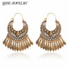 Boho Chandelier Dangle Tassel Earrings