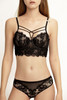 Illusion Smoke Blue Lace Lingerie Set