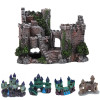 Aquarium Ancient Castle Decoration Resin Artificial Building Rocks Cave