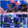 Aquarium Ancient Castle Decoration Resin Artificial Building Rocks Cave