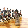 Chess Set Luxury Child Intelligence Game Historic Theme of Russian France a War Chess Sets  Only Chess pieces