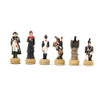 Chess Set Luxury Child Intelligence Game Historic Theme of Russian France a War Chess Sets  Only Chess pieces