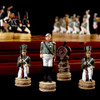 Chess Set Luxury Child Intelligence Game Historic Theme of Russian France a War Chess Sets  Only Chess pieces