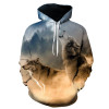 Funny Wolf Warrior All Over Hoodie PF115