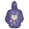 I Like Pussy Deal With It All Over Hoodie