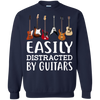 Easily Distracter By Guitar Tshirt