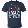 Easily Distracter By Guitar Tshirt