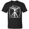 Vitruvian Man Guitar Shirt Da Vinci Guitar Tshirt