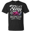 Eat Sleep Art Repeart Tshirt