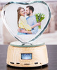 UNTCENT Personalized Crystal Photo Rotating Lighting Base Music Box